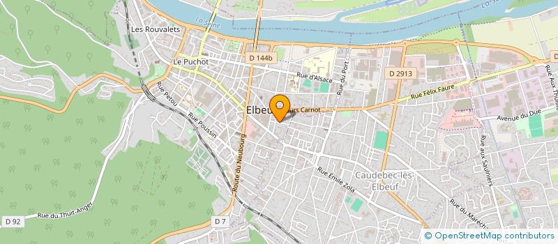 localisation de l'entreprise COCO TROPICAL à ELBEUF