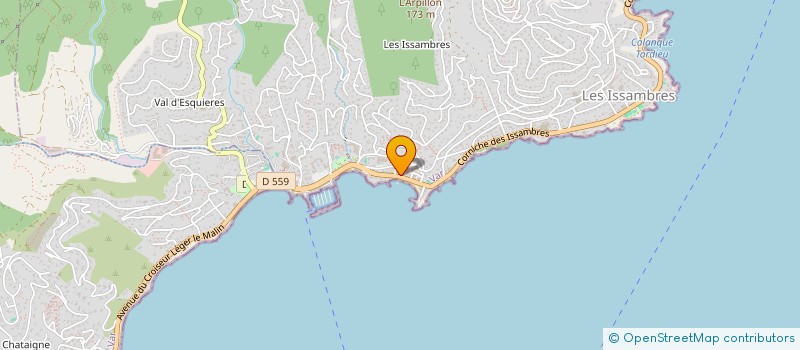 localisation de l'entreprise COCOA CHOCOLATERIE  ROQUEBRUNE-SUR-ARGENS