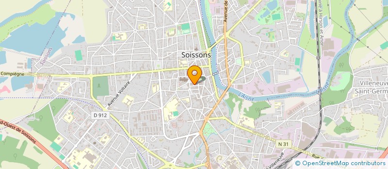 localisation de l'entreprise COCOBELLO à SOISSONS