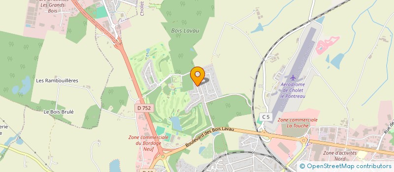 localisation de l'entreprise COCOBOLO à CHOLET