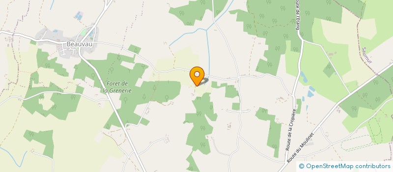 localisation de l'entreprise COCOCHIT  MONTREUIL-SUR-LOIR