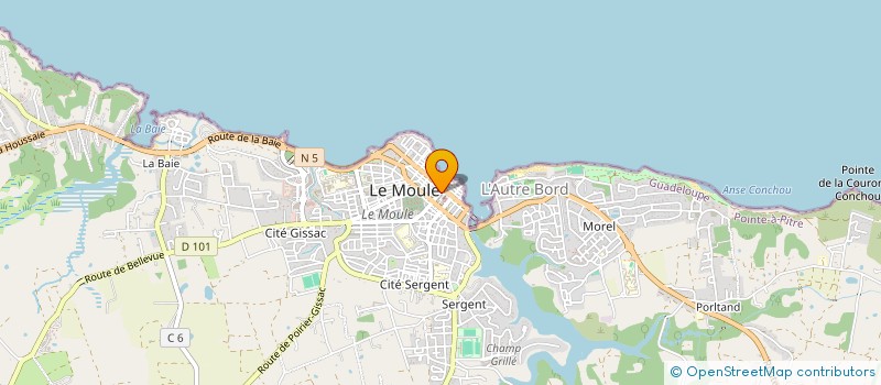 localisation de l'entreprise COCOCITRONNEL'S à LE MOULE