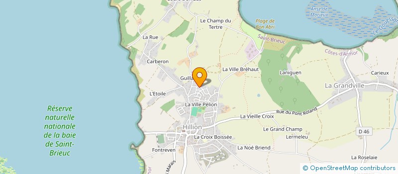 localisation de l'entreprise COCOCREOLE  HILLION