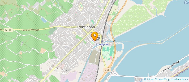 localisation de l'entreprise COCODY à FRONTIGNAN