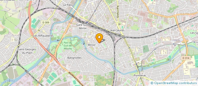 localisation de l'entreprise COCODY  LE MANS