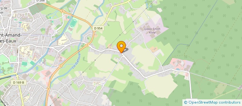 localisation de l'entreprise COCODY  SAINT-AMAND-LES-EAUX