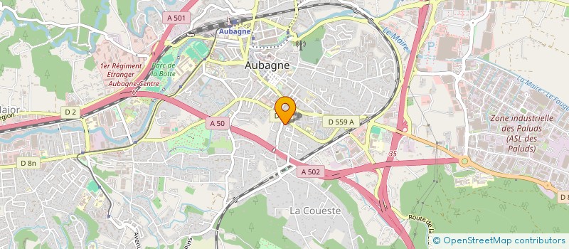localisation de l'entreprise COCOFAN à AUBAGNE