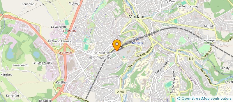 localisation de l'entreprise COCOLOC  MORLAIX