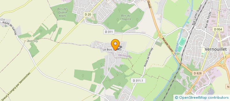 localisation de l'entreprise COCOMAT à GARNAY