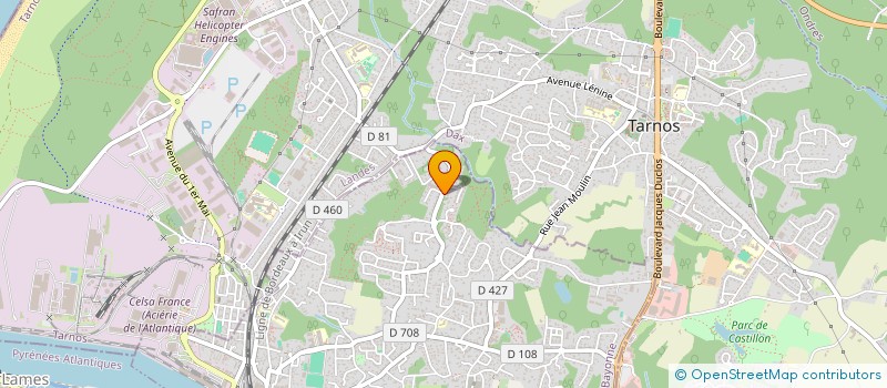 localisation de l'entreprise COCOMENTO  BOUCAU