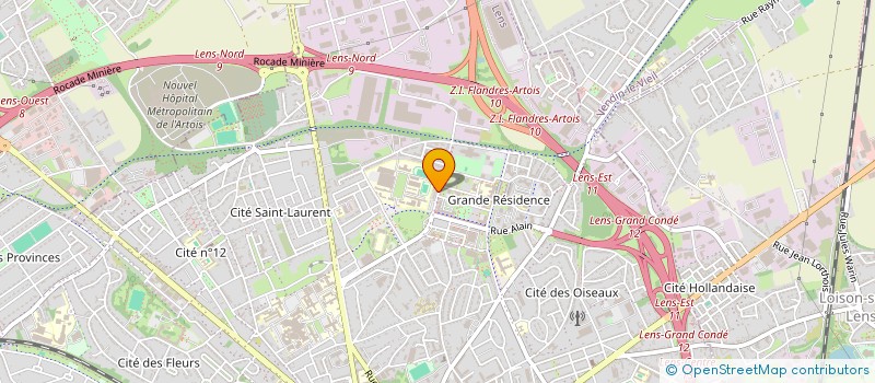 localisation de l'entreprise COCOMIA STUDIO COIFFURE  LENS