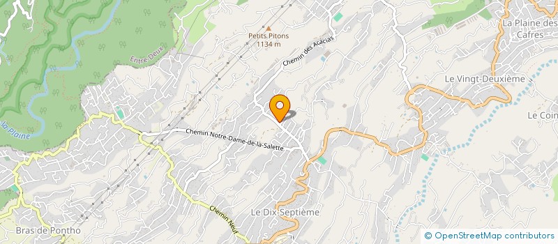 localisation de l'entreprise COCON BLANC  LE TAMPON