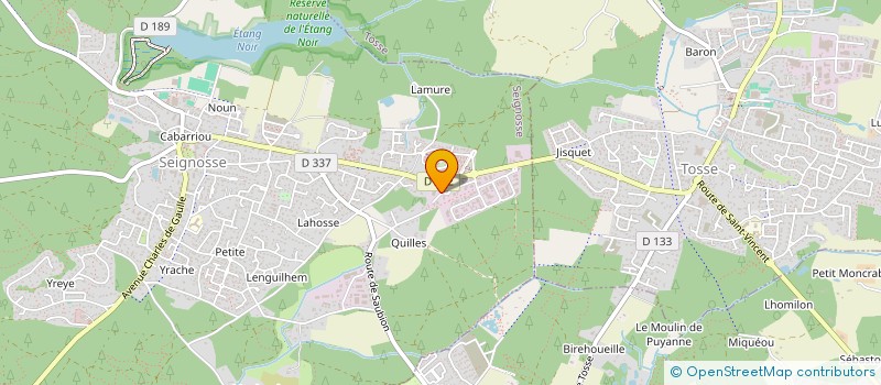 localisation de l'entreprise COCON DE DOUCEURS à SEIGNOSSE