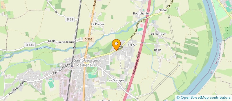 localisation de l'entreprise COCON PARADIS  SAINT-GEORGES-DE-RENEINS