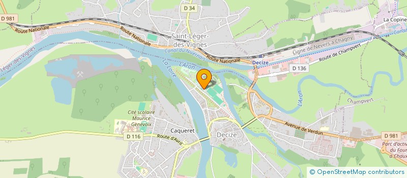 localisation de l'entreprise COCONANA  DECIZE