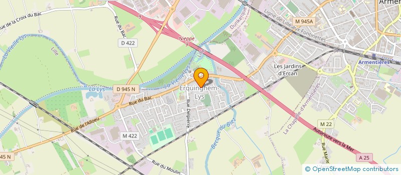 localisation de l'entreprise COCONNIER IMMOBILIER  ERQUINGHEM-LYS