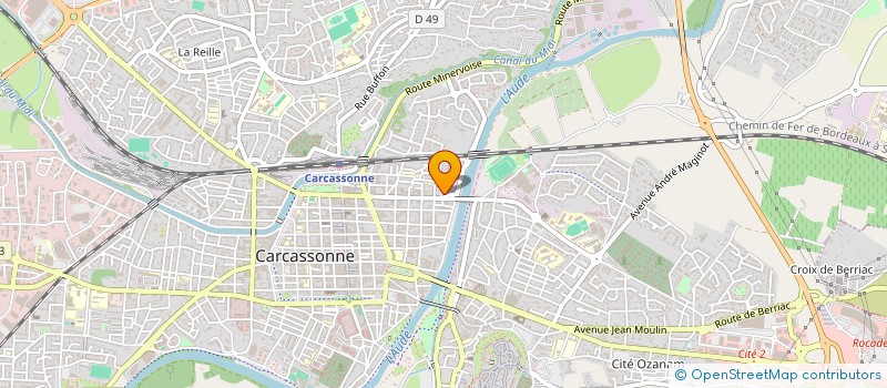 localisation de l'entreprise COCONUTS à CARCASSONNE
