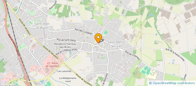 localisation de l'entreprise COCOON à SAINT-DENIS-EN-VAL