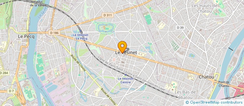 localisation de l'entreprise COCOON à LE VESINET