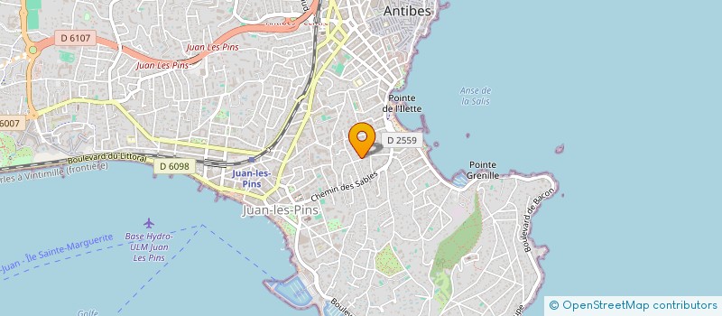 localisation de l'entreprise COCOON à ANTIBES