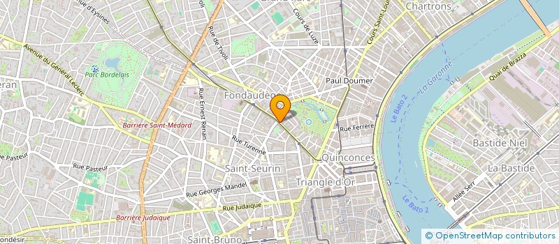 localisation de l'entreprise COCOON  BORDEAUX