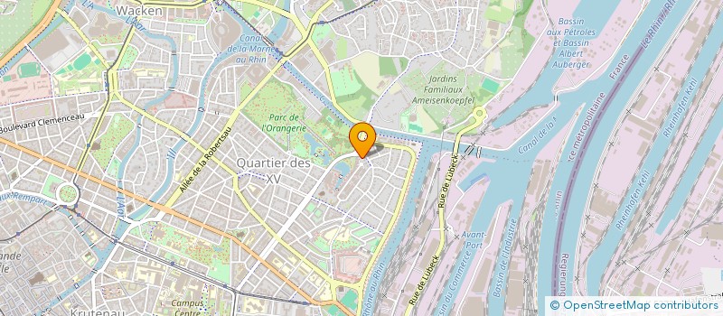 localisation de l'entreprise COCOON à STRASBOURG
