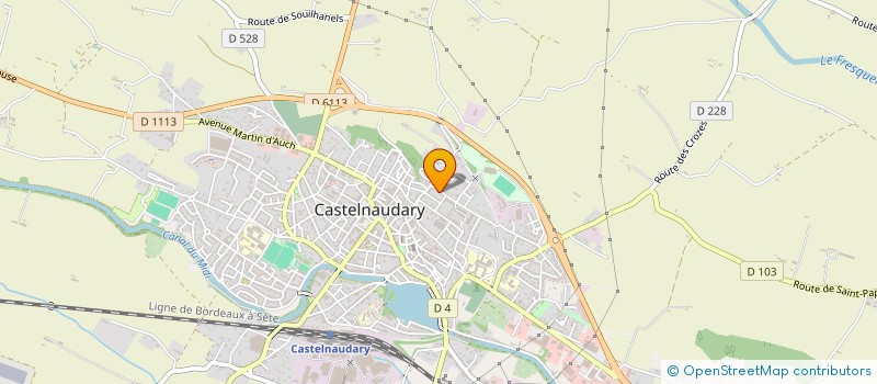 localisation de l'entreprise COCOON  CASTELNAUDARY