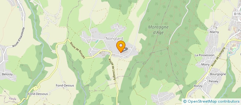 localisation de l'entreprise COCOON  NONGLARD