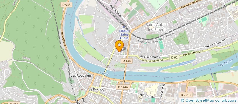 localisation de l'entreprise COCOON ARCHITECTE  SAINT AUBIN LES ELBEUF