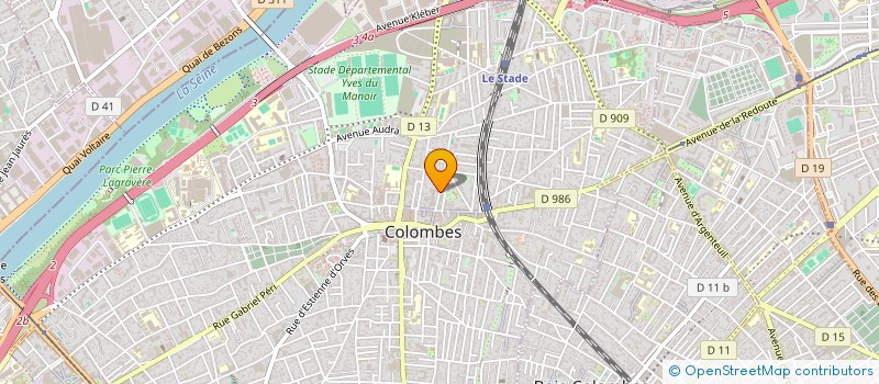 localisation de l'entreprise COCOON CONSEIL à COLOMBES