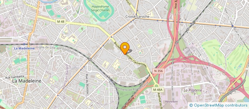 localisation de l'entreprise COCOON DE SOIE à MARCQ-EN-BARŒUL
