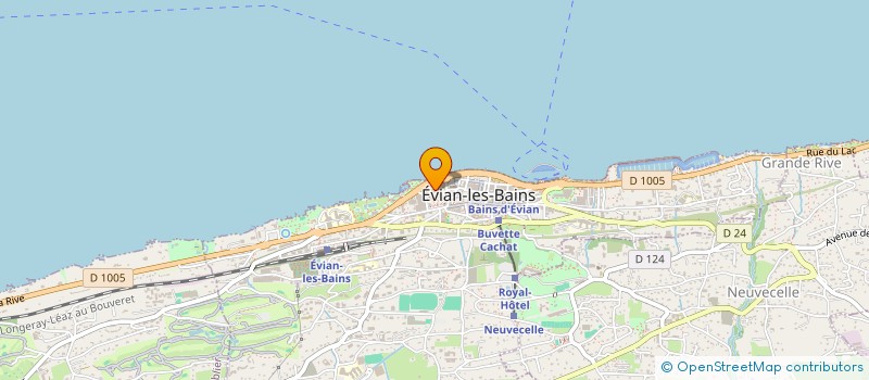 localisation de l'entreprise COCOON HAIR'S à EVIAN-LES-BAINS