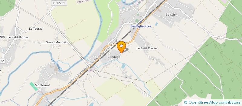 localisation de l'entreprise COCOON-HOUSE-CONCEPT à LES EGLISOTTES ET CHALAURES