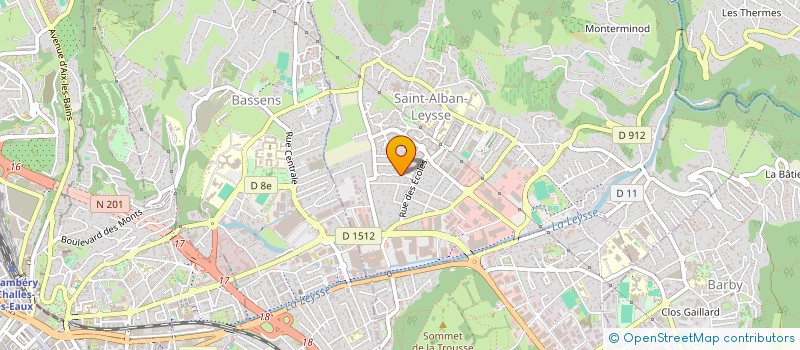 localisation de l'entreprise COCOON IMMOBILIER  SAINT-ALBAN-LEYSSE