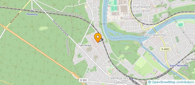 localisation de l'entreprise COCOON MDB  MORET-LOING-ET-ORVANNE