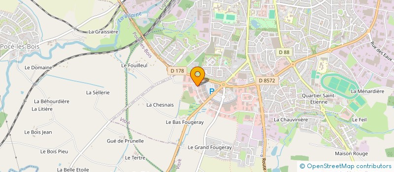 localisation de l'entreprise COCOON SPA  VITRE