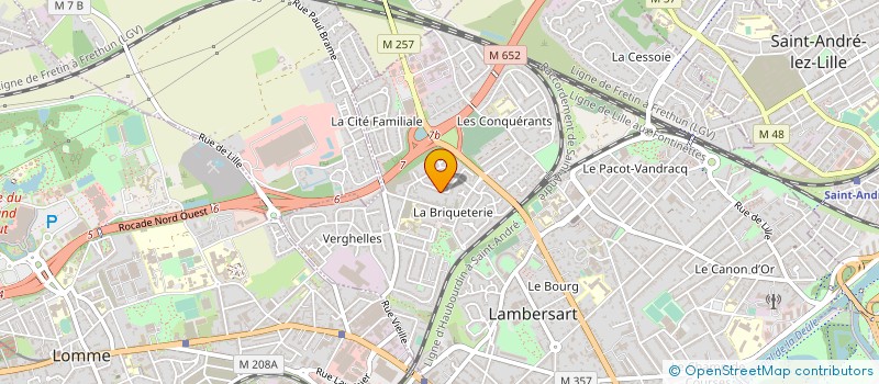 localisation de l'entreprise COCOON STUDIO à LAMBERSART