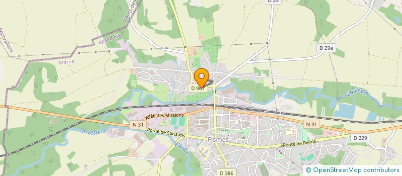 localisation de l'entreprise COCOON TRAVEL VTC  FISMES