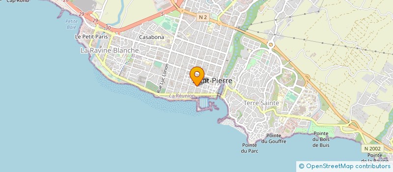 localisation de l'entreprise COCOONING  SAINT-PIERRE