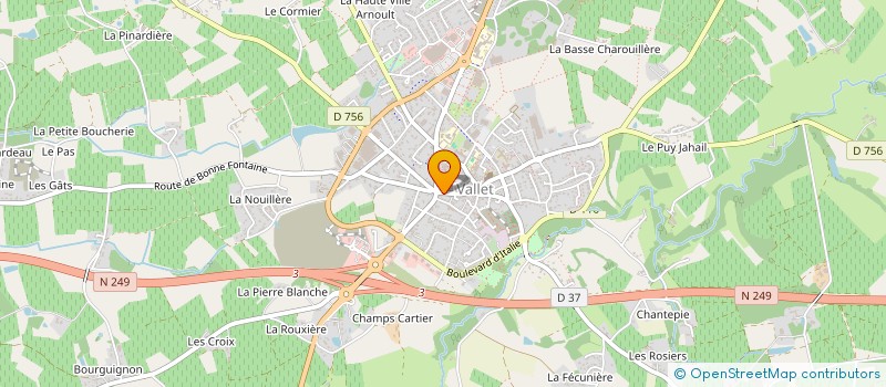 localisation de l'entreprise COCOONING à VALLET
