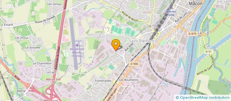 localisation de l'entreprise COCOONING à MACON