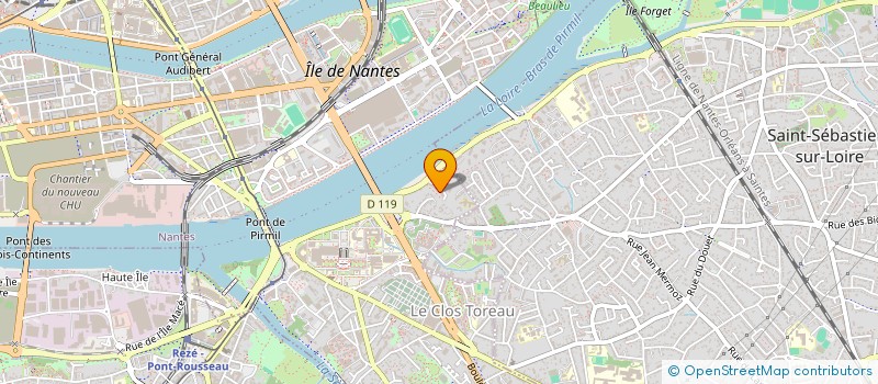 localisation de l'entreprise COCOONING BEAUTE à NANTES