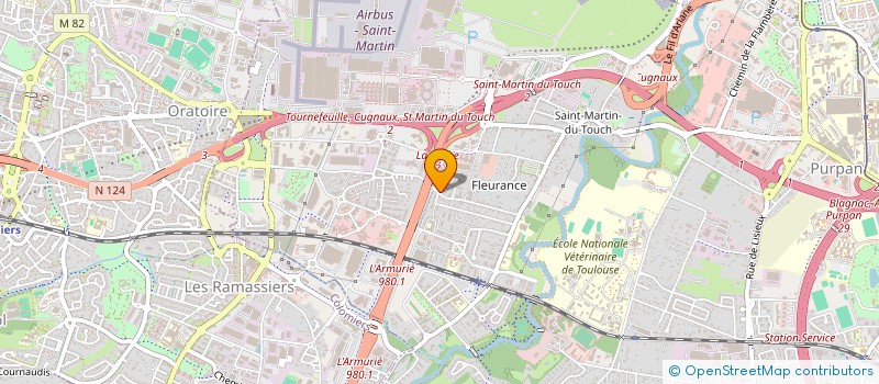 localisation de l'entreprise COCOONING BED&SPA à TOULOUSE