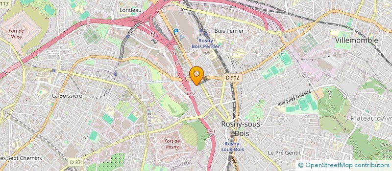 localisation de l'entreprise COCOONING STUDENTS à ROSNY-SOUS-BOIS