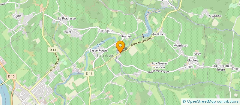 localisation de l'entreprise COCOONS  OMET