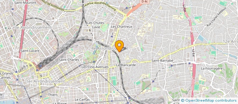 localisation de l'entreprise COCOPRIETE ROQUEBRUNE à MARSEILLE