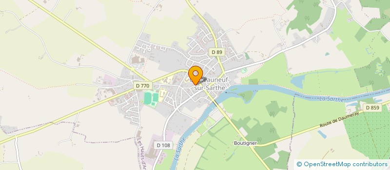 localisation de l'entreprise COCOPUCE  LES HAUTS-D'ANJOU