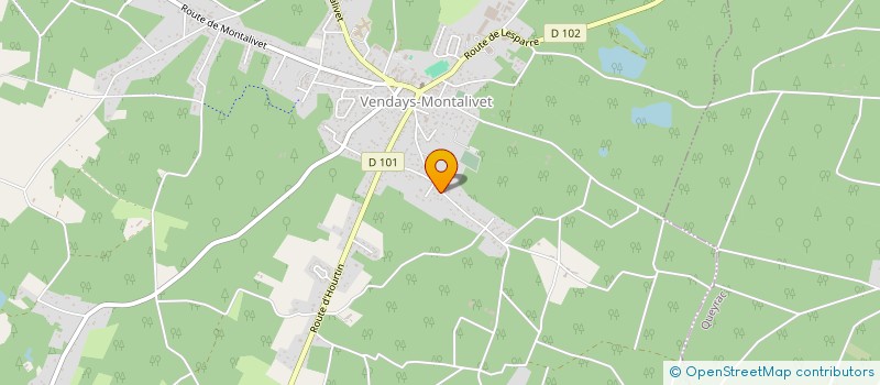 localisation de l'entreprise COCORIB à VENDAYS-MONTALIVET
