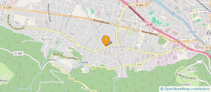 localisation de l'entreprise COCORICO LETTERPRESS  SCIONZIER