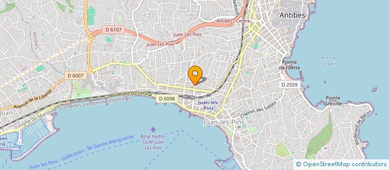localisation de l'entreprise COCORICO SAS à ANTIBES